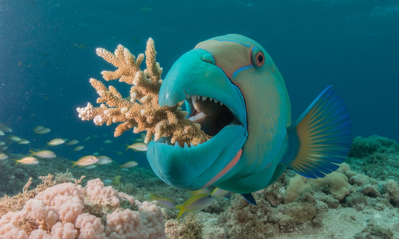 découvrez le poisson-perroquet, l’artisan essentiel des plages de sable blanc et des récifs coralliens grâce à son rôle unique dans l’écosystème marin.